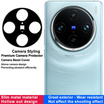 For vivo X100 Pro 5G IMAK Metal Camera Lens Protector Cover - vivo Tempered Glass by imak | Online Shopping UK | buy2fix