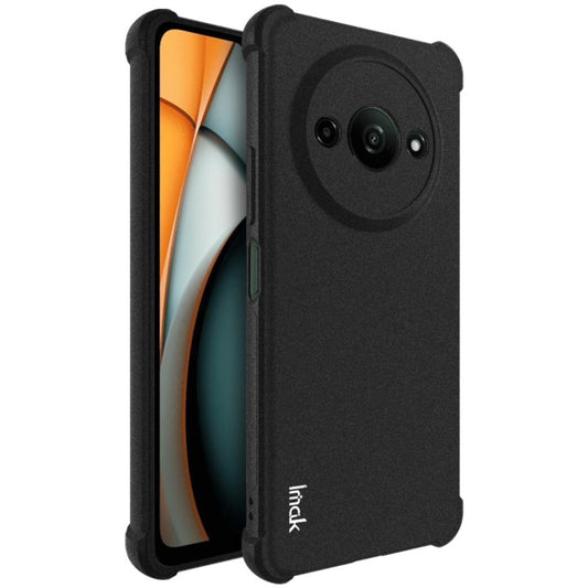 For Xiaomi Redmi A3 4G imak Shockproof Airbag TPU Phone Case(Matte Black) - Xiaomi Cases by imak | Online Shopping UK | buy2fix