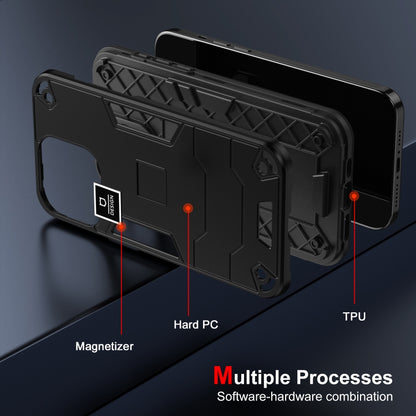 For Samsung Galaxy S23+ 5G 2 in 1 Shockproof Phone Case(Black) - Galaxy S23+ 5G Cases by buy2fix | Online Shopping UK | buy2fix