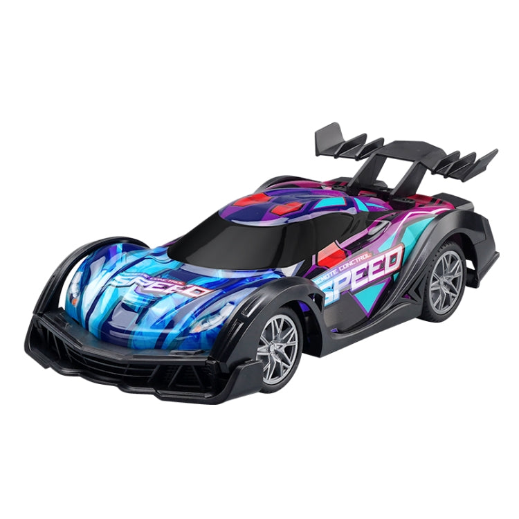 Q170 Colorful Lights Racing Four-wheel Drive Remote Control Car(Blue) - RC Cars by buy2fix | Online Shopping UK | buy2fix