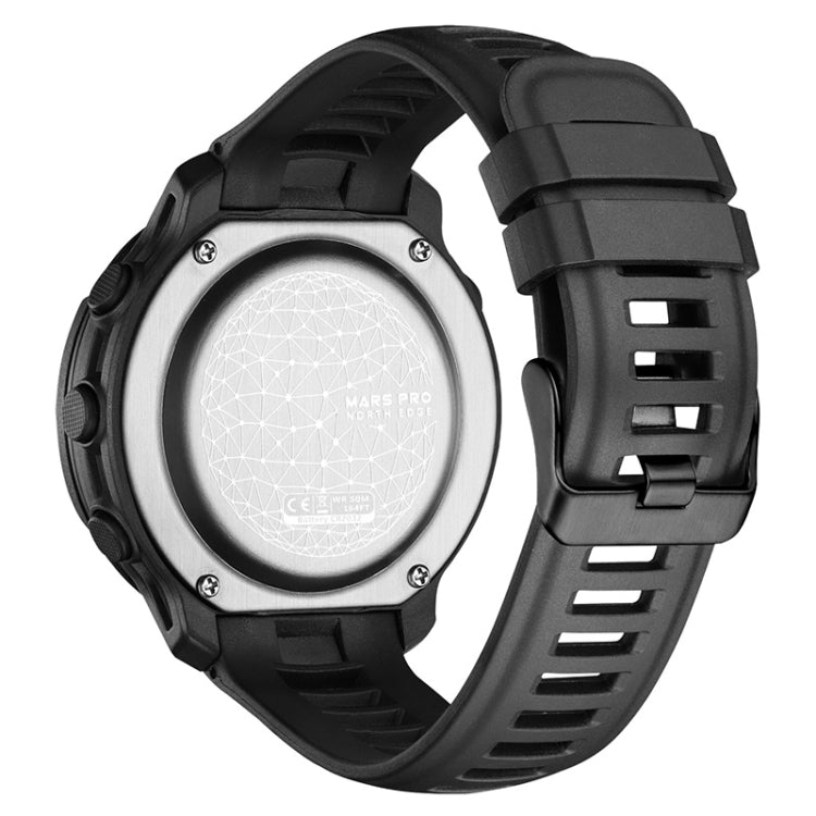 NORTH EDGE MarsPro Carbon Fiber Outdoor Sports Multifunctional Electronic Watch(Black) - Sport Watches by NORTH EDGE | Online Shopping UK | buy2fix