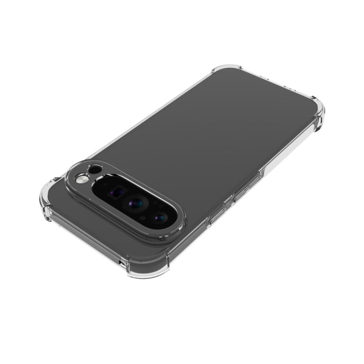 For Google Pixel 9 Pro XL Shockproof Non-slip Thickening TPU Phone Case(Transparent) - Google Cases by buy2fix | Online Shopping UK | buy2fix