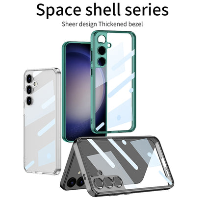 For Samsung Galaxy S24+ 5G GKK Space Frame Transparent PC + TPU Phone Case(Transparent) - Galaxy S24+ 5G Cases by GKK | Online Shopping UK | buy2fix