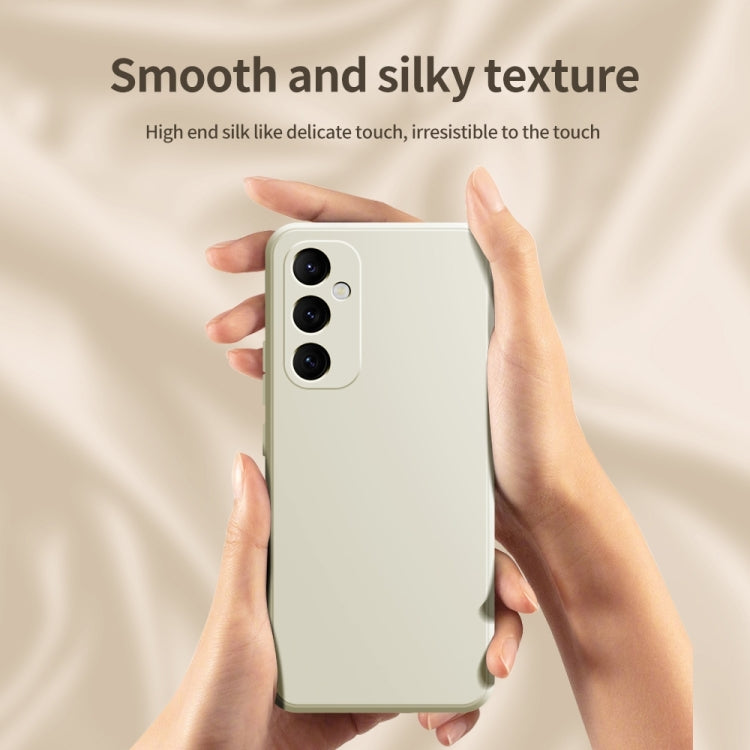 For Samsung Galaxy A55 Imitation Liquid Silicone Phone Case(White) - Galaxy Phone Cases by buy2fix | Online Shopping UK | buy2fix