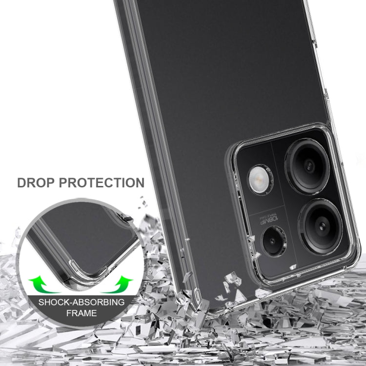 For Xiaomi Redmi Note 13 Pro 5G / Poco X6 Scratchproof Acrylic TPU Phone Case(Transparent) - Note 13 Pro Cases by buy2fix | Online Shopping UK | buy2fix