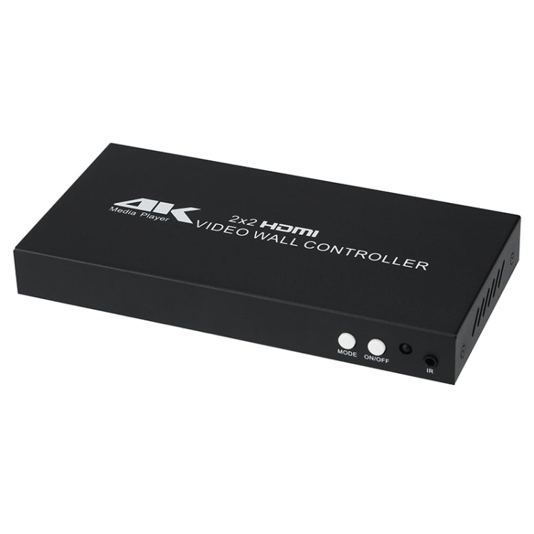 XP02 4K 2x2 HDMI Video Wall Controller Multi-screen Splicing Processor, Style:Ordinary(EU Plug) - Splitter by buy2fix | Online Shopping UK | buy2fix