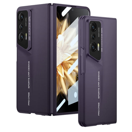 For Honor Magic V GKK Integrated Blade Ultra-thin Full Coverage Phone Case(Purple) - Honor Cases by GKK | Online Shopping UK | buy2fix