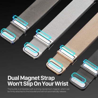 For Apple Watch SE 2023 44mm DUX DUCIS Milanese Pro Series Stainless Steel Watch Band(Gold) - Watch Bands by DUX DUCIS | Online Shopping UK | buy2fix