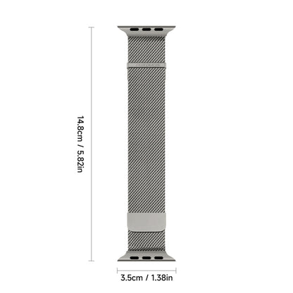 For Apple Watch Series 4 44mm DUX DUCIS Milanese Pro Series Stainless Steel Watch Band(Graphite) - Watch Bands by DUX DUCIS | Online Shopping UK | buy2fix