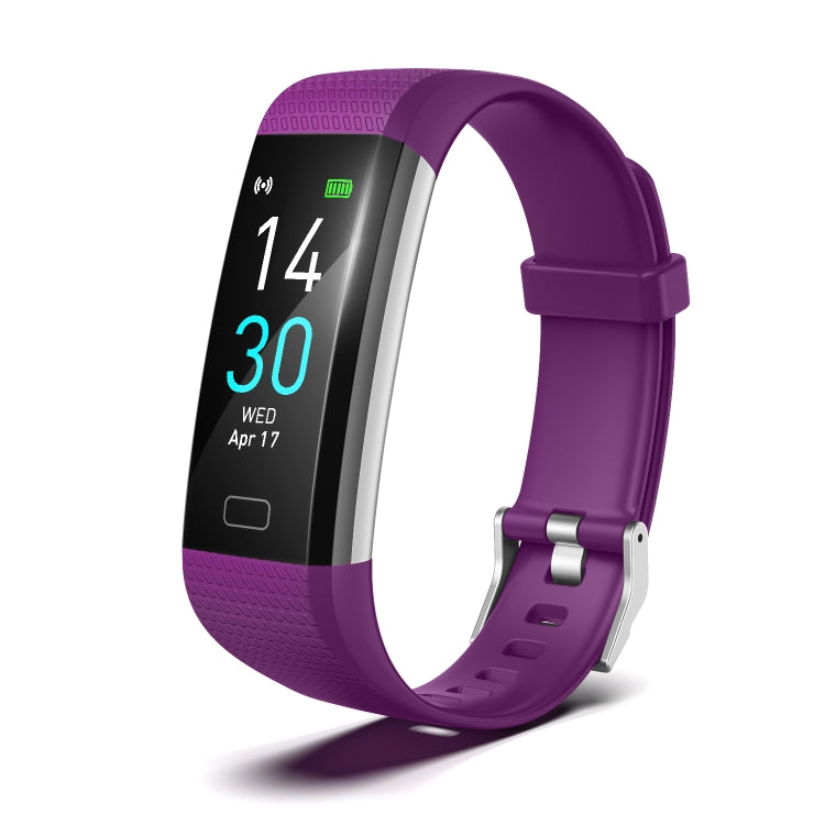 S5-4 Smart Bracelet IP68 Waterproof Heart Rate Sport Fitness Tracker Smart Watch(Purple) - Smart Wristbands by buy2fix | Online Shopping UK | buy2fix