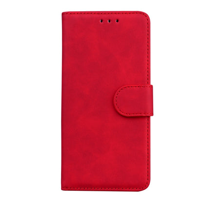 For Google Pixel 9 Skin Feel Pure Color Flip Leather Phone Case(Red) - Google Cases by buy2fix | Online Shopping UK | buy2fix