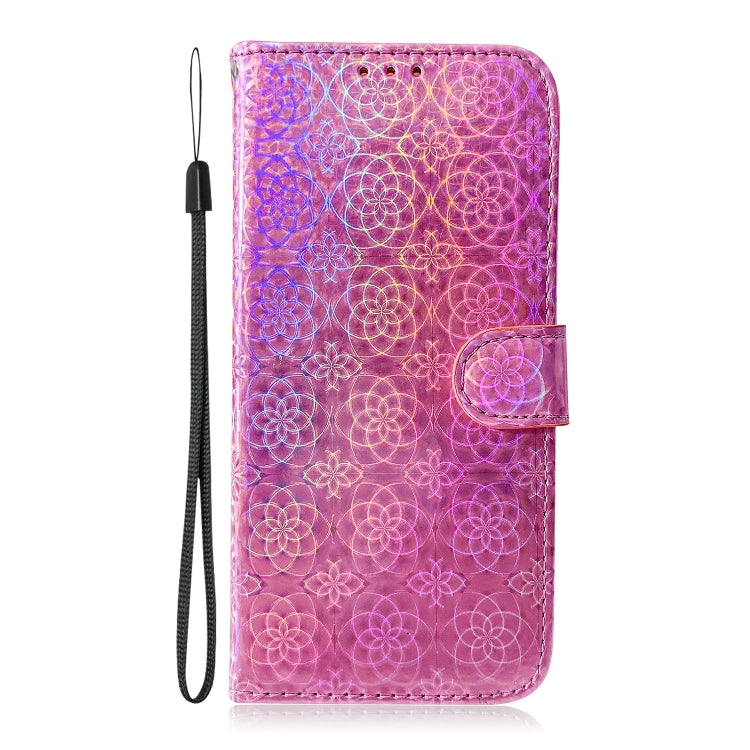 For Google Pixel 9 Colorful Magnetic Buckle Leather Phone Case(Pink) - Google Cases by buy2fix | Online Shopping UK | buy2fix