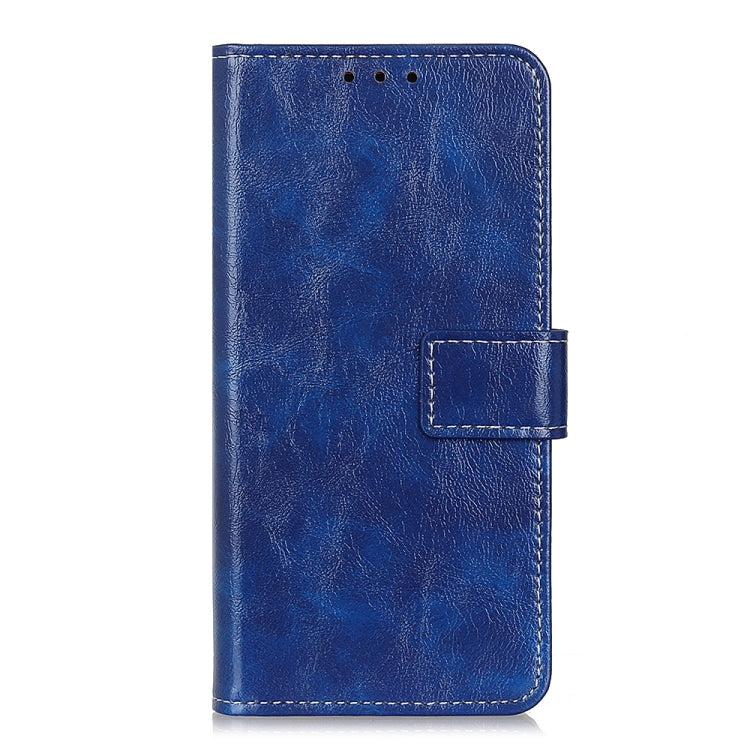 For Google Pixel 9 Retro Crazy Horse Texture Flip Leather Phone Case(Blue) - Google Cases by buy2fix | Online Shopping UK | buy2fix