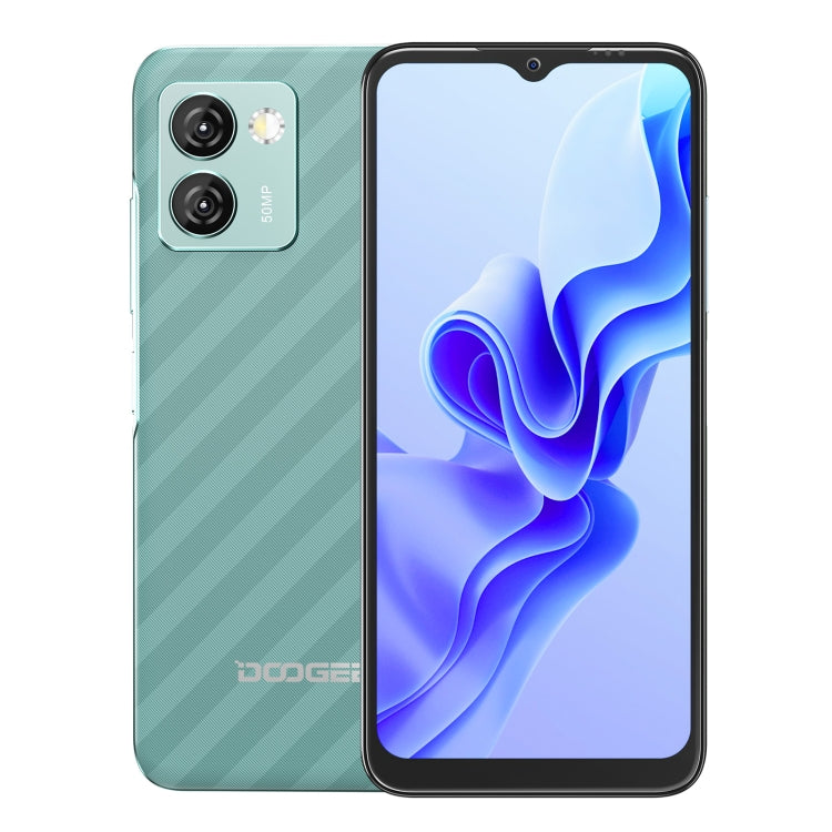 DOOGEE N50 Pro, 8GB+256GB, Side Fingerprint, 6.52 inch Android 13 Spreadtrum T606 Octa Core 1.6GHz, Network: 4G, OTG(Green) - DOOGEE by DOOGEE | Online Shopping UK | buy2fix