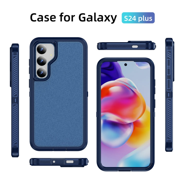 For Samsung Galaxy S24+ 5G Guard Life Waterproof Frosted Phone Case(Royal Blue) - Galaxy S24+ 5G Cases by buy2fix | Online Shopping UK | buy2fix