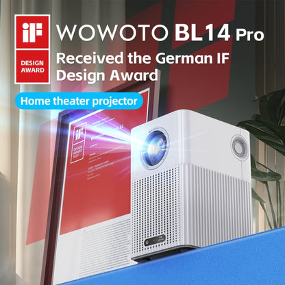 WOWOTO BL14Pro 4.41 inch LCD Display 1080P HD Smart Projector(EU Plug) - LED Projector by WOWOTO | Online Shopping UK | buy2fix