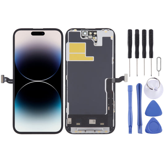 For iPhone 14 Pro Soft DD OLED LCD Screen with Digitizer Full Assembly - LCD Related Parts by buy2fix | Online Shopping UK | buy2fix