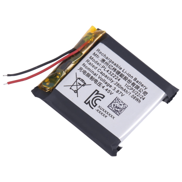 For Amazfit EVE PL432224 280mAh Battery Replacement - For Watch by buy2fix | Online Shopping UK | buy2fix