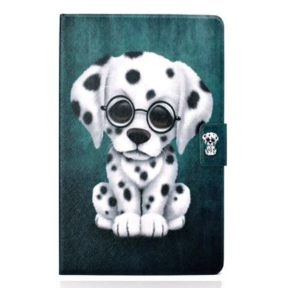 For Lenovo Tab M11 / Xiaoxin Pad 11 2024 Electric Pressed Colored Drawing Smart Leather Tablet Case(Dalmatian) - Lenovo by buy2fix | Online Shopping UK | buy2fix