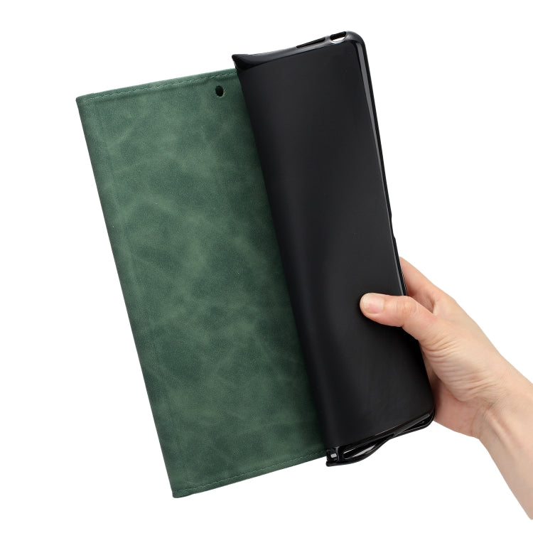 For iPad Pro 11 2024 Coconut Tree Embossed Smart Leather Tablet Case(Green) - iPad Pro 11 2024 Cases by buy2fix | Online Shopping UK | buy2fix