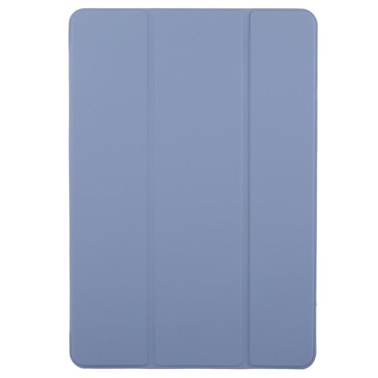 For Huawei MatePad Pro 11 2022/2024 Tri-fold Silicone Leather Tablet Case(Lavender) - Huawei by buy2fix | Online Shopping UK | buy2fix