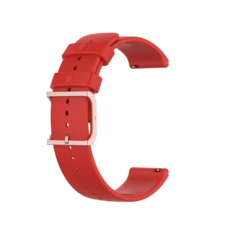 For Polar Ignite 20mm Dot Texture Watch Band(Red) -  by buy2fix | Online Shopping UK | buy2fix