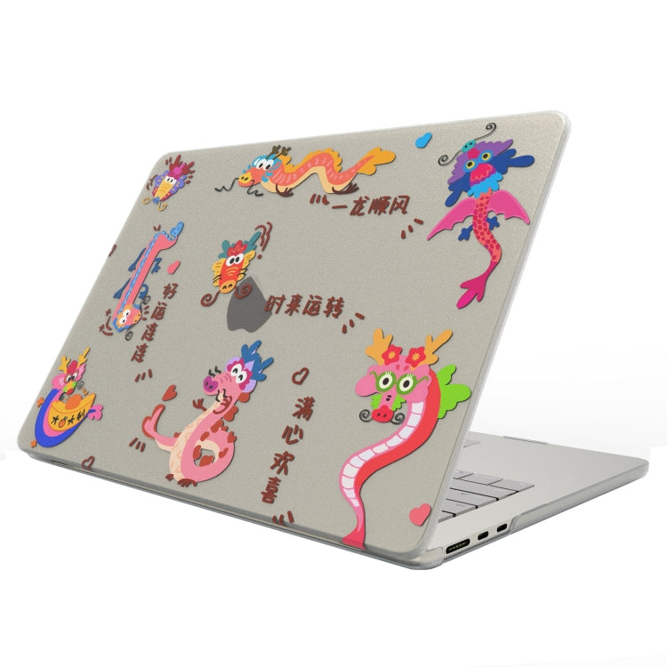 For MacBook Air 13.6 M2 A2681 / M3 A3113 UV Printed Pattern Laptop Frosted Protective Case(DDC-1683) - MacBook Air Cases by buy2fix | Online Shopping UK | buy2fix