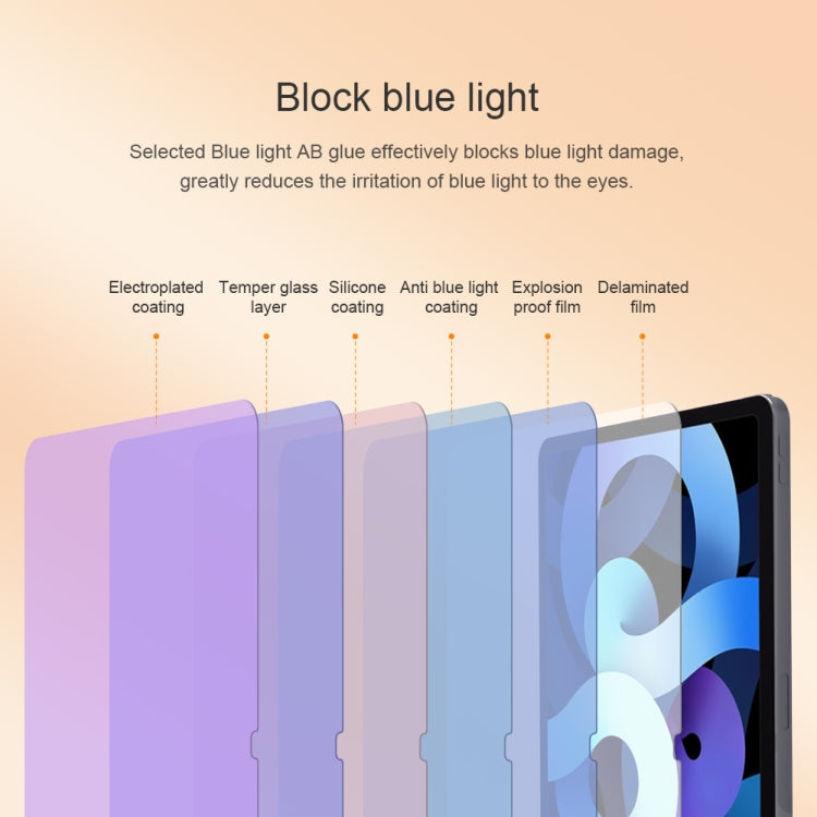 For iPad Air 11 2024 NILLKIN V+ Series Anti-Blue Light Tempered Glass Protective Film - iPad Air 11 2024 Cases by NILLKIN | Online Shopping UK | buy2fix