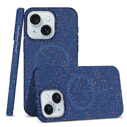 For iPhone 15 Plus Colorful Frosted Magsafe PC Hybrid TPU Phone Case(Blue) - iPhone 15 Plus Cases by buy2fix | Online Shopping UK | buy2fix