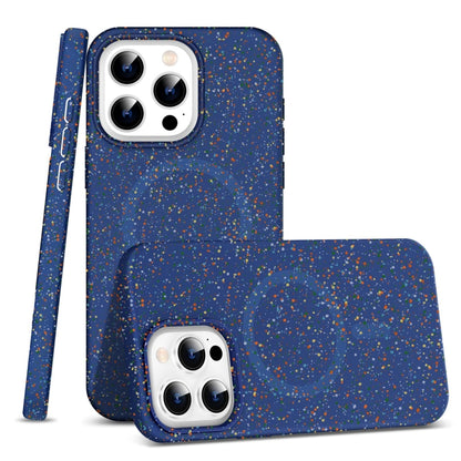 For iPhone 14 Pro Colorful Frosted Magsafe PC Hybrid TPU Phone Case(Blue) - iPhone 14 Pro Cases by buy2fix | Online Shopping UK | buy2fix