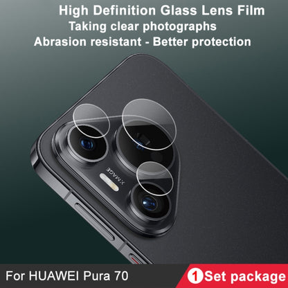 For Huawei Pura 70 IMAK Rear Camera Glass Lens Film, 1 Set Package - For Huawei by imak | Online Shopping UK | buy2fix