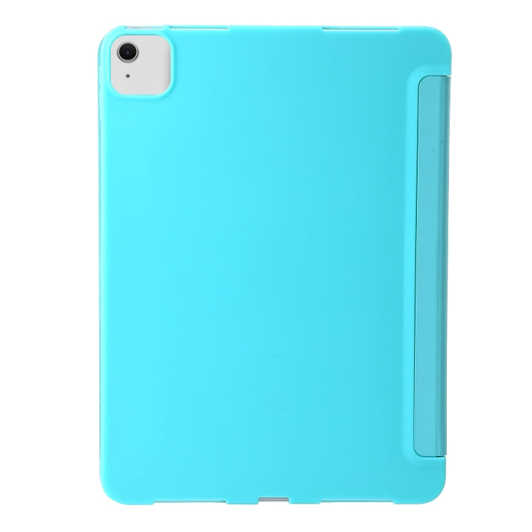 For iPad Air 13 2024 TPU Deformation Flip Leather Tablet Case with Holder(Mint Blue) - iPad Air 13 2024 Cases by buy2fix | Online Shopping UK | buy2fix