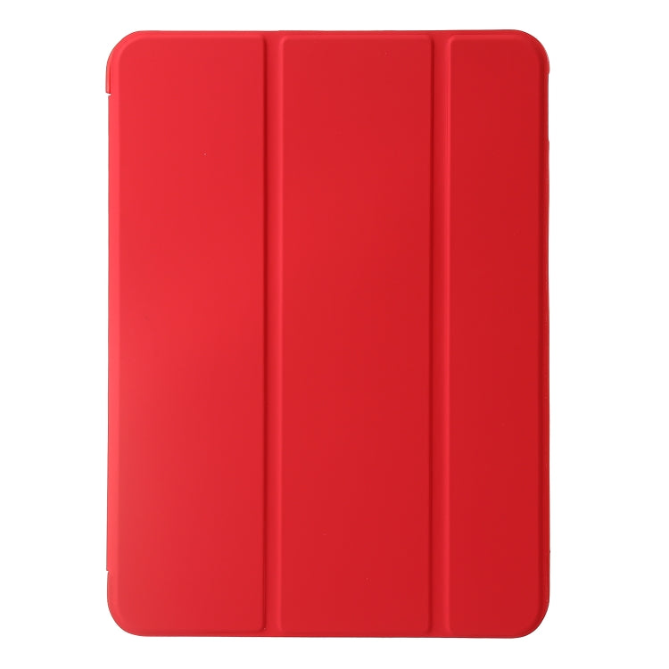 For iPad Air 11 2024 Three-fold Holder Flip Tablet Leather Case(Red) - iPad Air 11 2024 Cases by buy2fix | Online Shopping UK | buy2fix