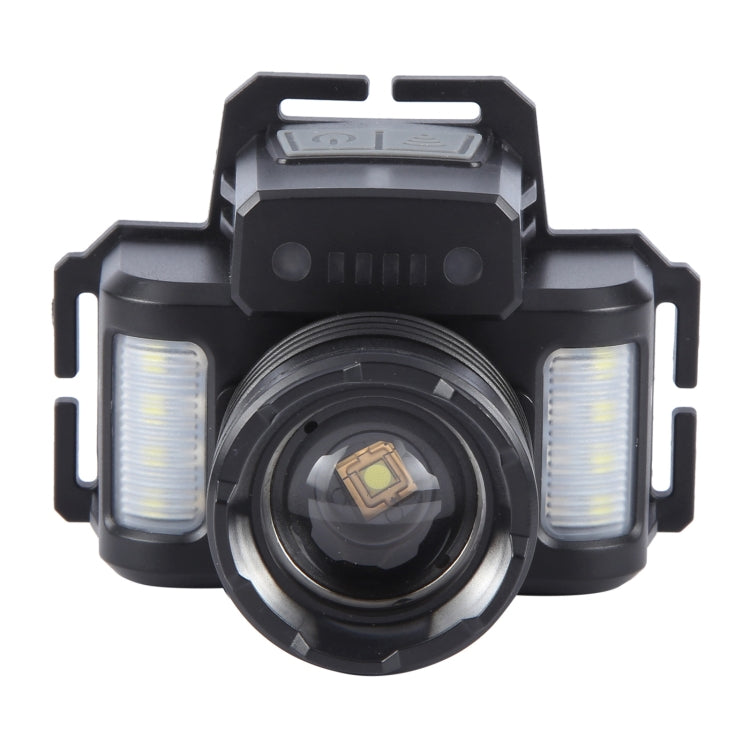 HL-03 Intelligent Induction Zoom Headlight Work Light(Black) - Headlamp by buy2fix | Online Shopping UK | buy2fix