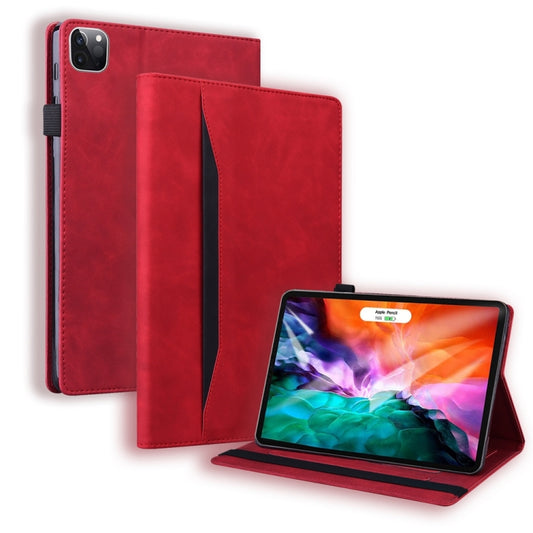 For iPad Pro 13 2024 Splicing Shockproof Leather Tablet Case(Red) - iPad Pro 13 2024 Cases by buy2fix | Online Shopping UK | buy2fix