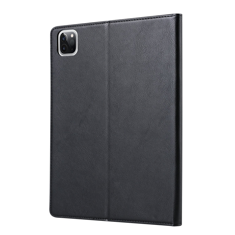 For iPad Pro 13 2024 Knead Skin Texture Horizontal Flip Leather Smart Tablet Case(Black) - iPad Pro 13 2024 Cases by buy2fix | Online Shopping UK | buy2fix