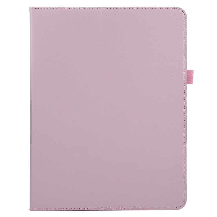 For iPad Air 11 2024 Litchi Texture Solid Color Leather Tablet Case(Pink) - iPad Air 11 2024 Cases by buy2fix | Online Shopping UK | buy2fix