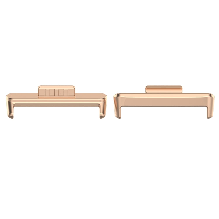 For Huawei Watch Fit3 20mm 1 Pair Metal Watch Band Connector(Rose Gold) - Other Accessories by buy2fix | Online Shopping UK | buy2fix