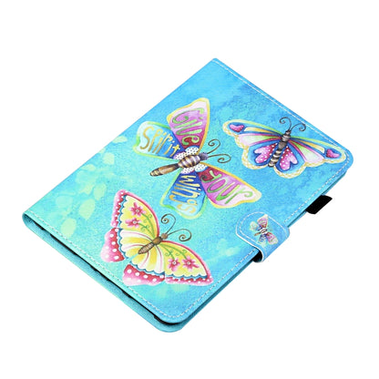 For iPad Pro 11 2024 Coloured Drawing Stitching Smart Leather Tablet Case(Colorful Butterflies) - iPad Pro 11 2024 Cases by buy2fix | Online Shopping UK | buy2fix