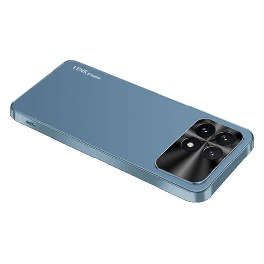 For Xiaomi Redmi K70 AG Frosted Electroplating Acrylic Phone Case(Navy Blue) - K70 Cases by buy2fix | Online Shopping UK | buy2fix