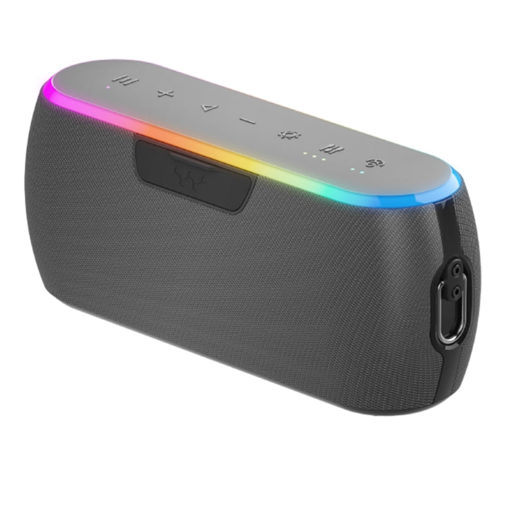 Xdobo X8 III BT5.3 IPX7 Wireless Speaker with RGB Light, Support Bluetooth/TF Card/USB/AUX(Grey) - Desktop Speaker by XDOBO | Online Shopping UK | buy2fix