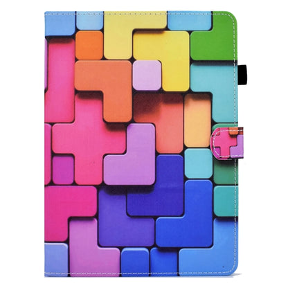 For iPad Pro 11 2024 Colored Drawing Sewing Smart Leather Tablet Case(Colorful Cubes) - iPad Pro 11 2024 Cases by buy2fix | Online Shopping UK | buy2fix