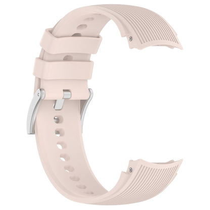 For OPPO Watch X / OnePlus Watch 2 Vertical Texture Silicone Watch Band(Pink) - Watch Bands by buy2fix | Online Shopping UK | buy2fix