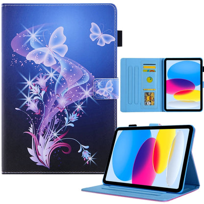 For iPad Pro 11 2024 Colored Drawing Leather Smart Tablet Case(Fantasy Butterfly) - iPad Pro 11 2024 Cases by buy2fix | Online Shopping UK | buy2fix