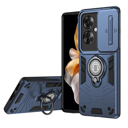 For OPPO Reno11 F / F25 Pro Camshield Ring Holder Phone Case(Royal Blue) - Reno11 F Cases by buy2fix | Online Shopping UK | buy2fix