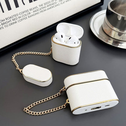 For AirPods 3 Cylindrical Ball Texture Bluetooth Earphone Protective Case(White) - For AirPods 3 by buy2fix | Online Shopping UK | buy2fix