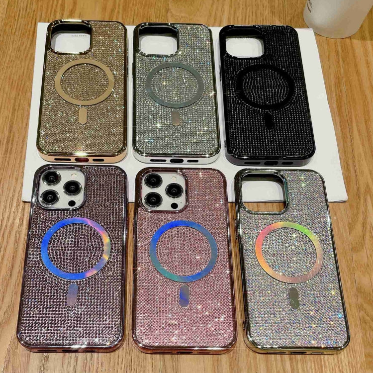 For iPhone 11 Pro Max Diamonds Plated Magsafe Phone Case(Colorful) - iPhone 11 Pro Max Cases by buy2fix | Online Shopping UK | buy2fix