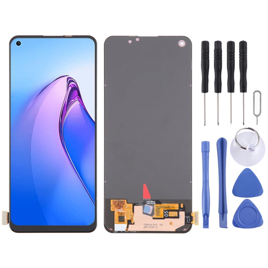 For OPPO Reno8 4G OLED LCD Screen with Digitizer Full Assembly - LCD Screen by buy2fix | Online Shopping UK | buy2fix