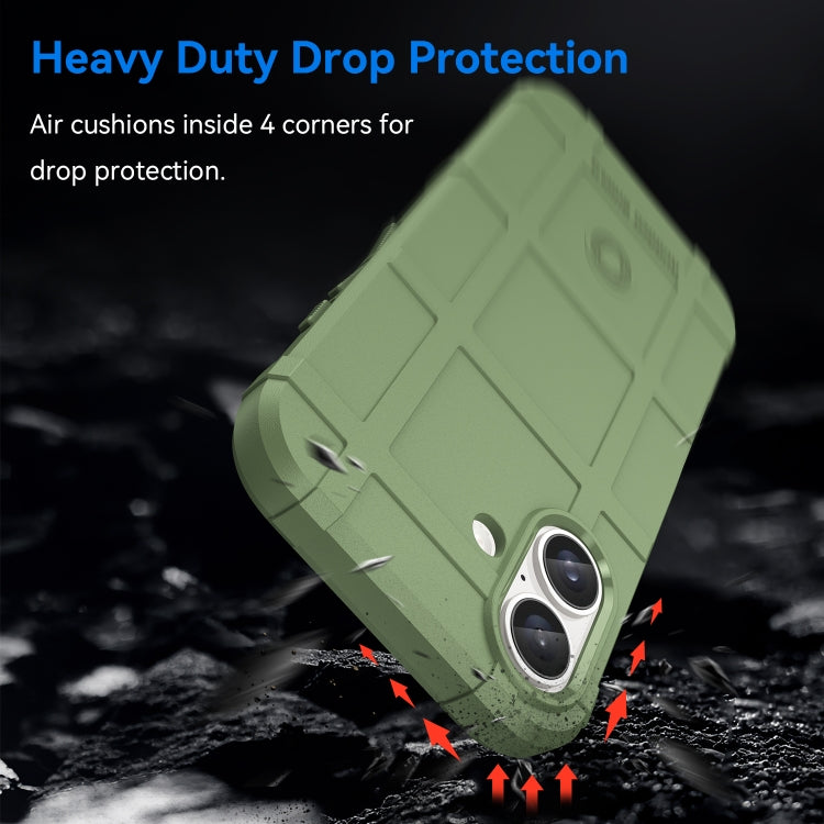 For iPhone 16 Pro Max Full Coverage Shockproof TPU Phone Case(Green) - iPhone 16 Pro Max Cases by buy2fix | Online Shopping UK | buy2fix