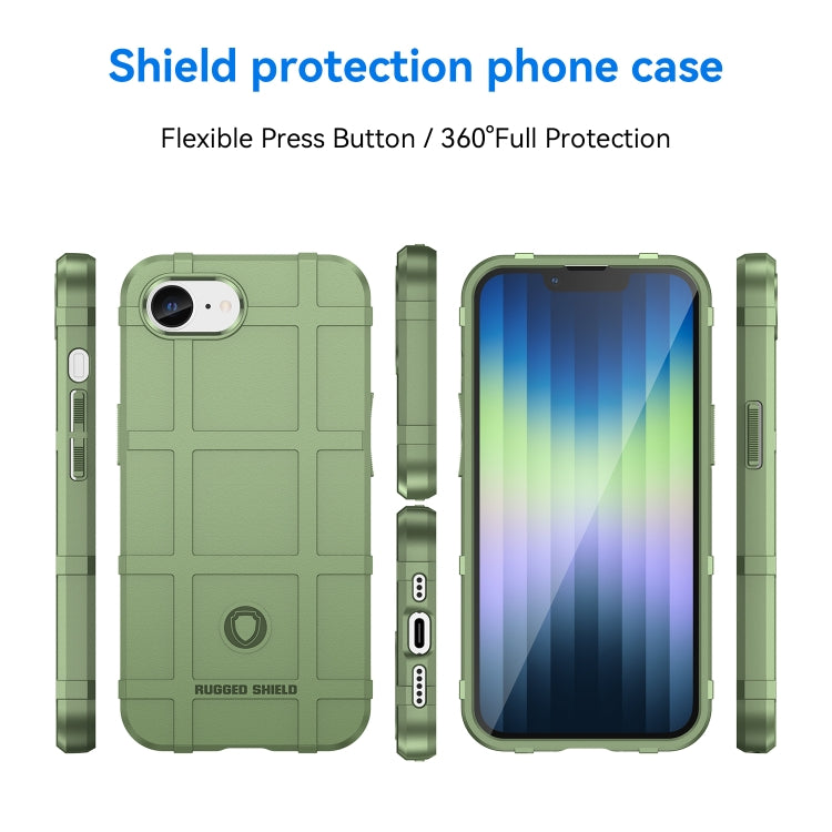 For iPhone SE 2024 Full Coverage Shockproof TPU Phone Case(Green) - More iPhone Cases by buy2fix | Online Shopping UK | buy2fix